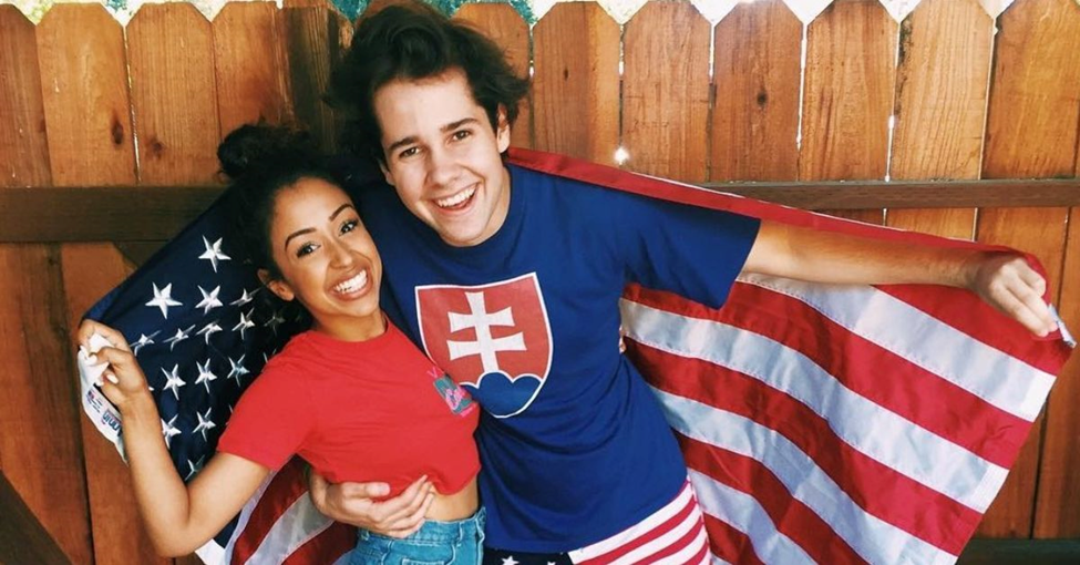 David Dobrik dating history